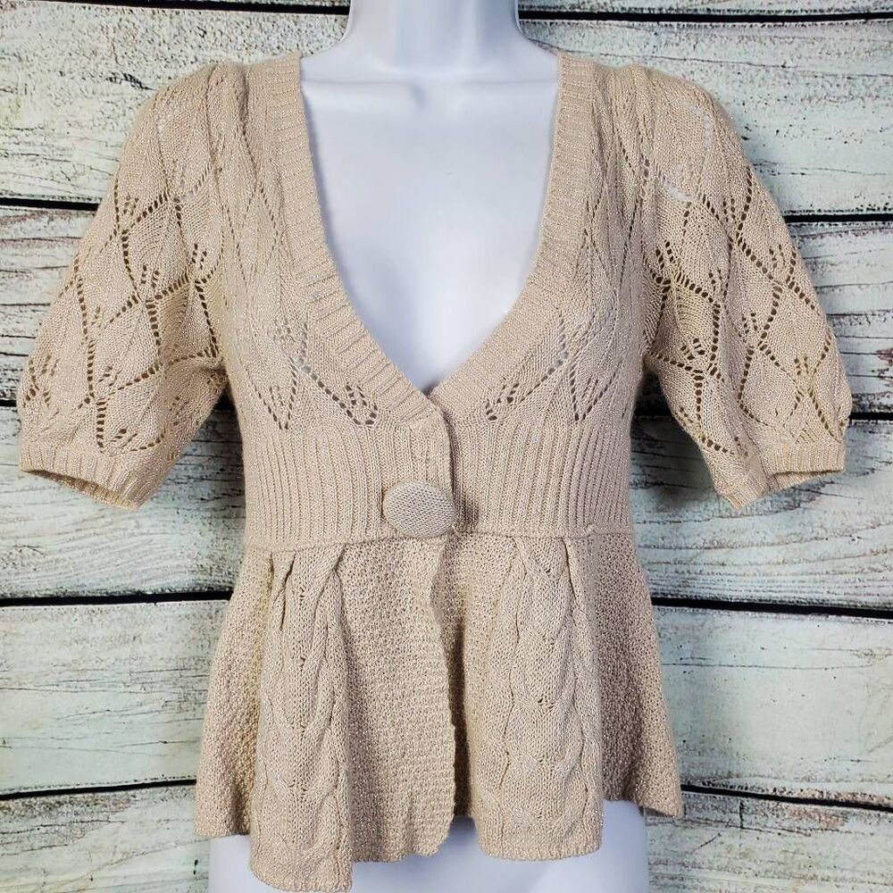 Daytrip Beige Knit Cardigan